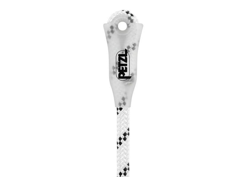 Corde antichute Axis avec terminaison cousue - Blanc Petzl