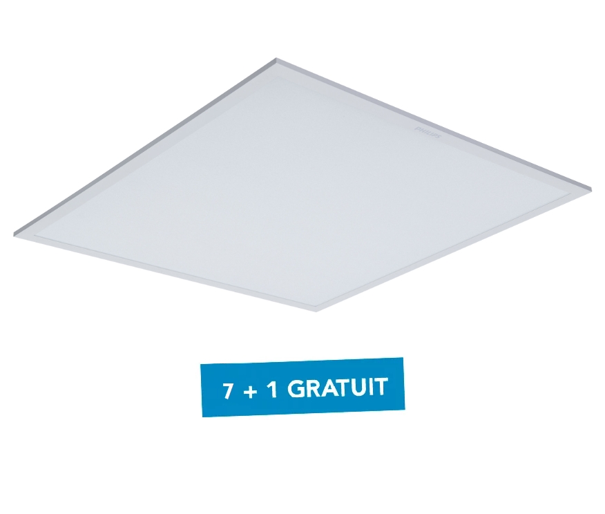 Lot 7 + 1 gratuit pavés Led LEDinaire RC065B LED34S/840 PSU W60L60 OC Philips