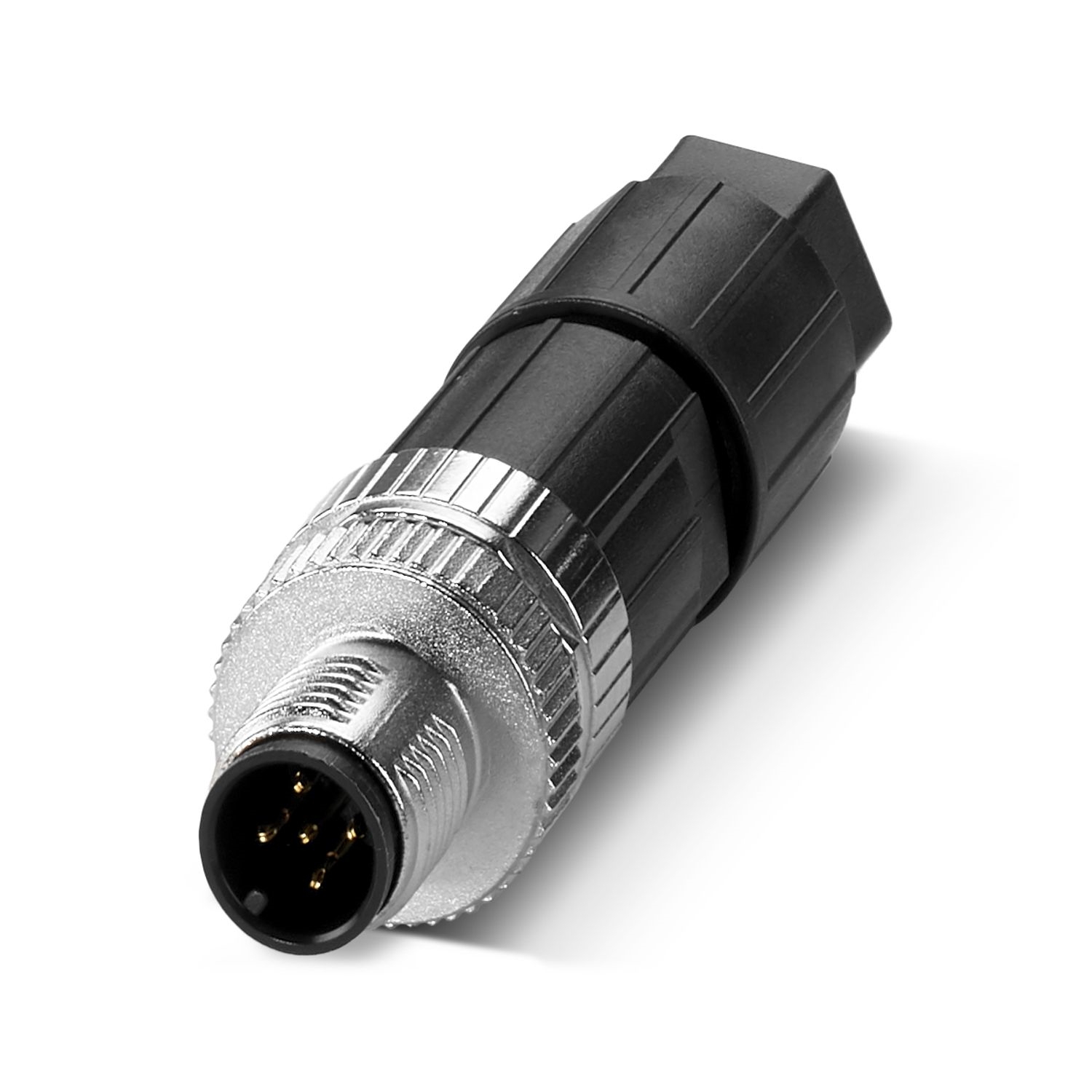  Connecteur M12 à cabler, raccordement ressort push-lock 