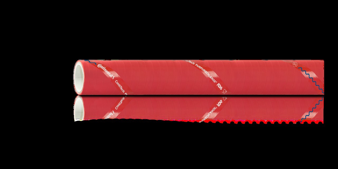 Tuyau Purpurschlange revêtement EPDM bande bleue sur fond rouge Phoenix