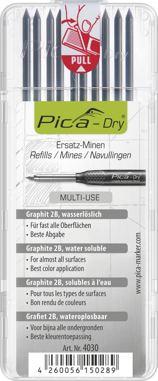 Pica Dry mines de rechange graphite Pica Marker