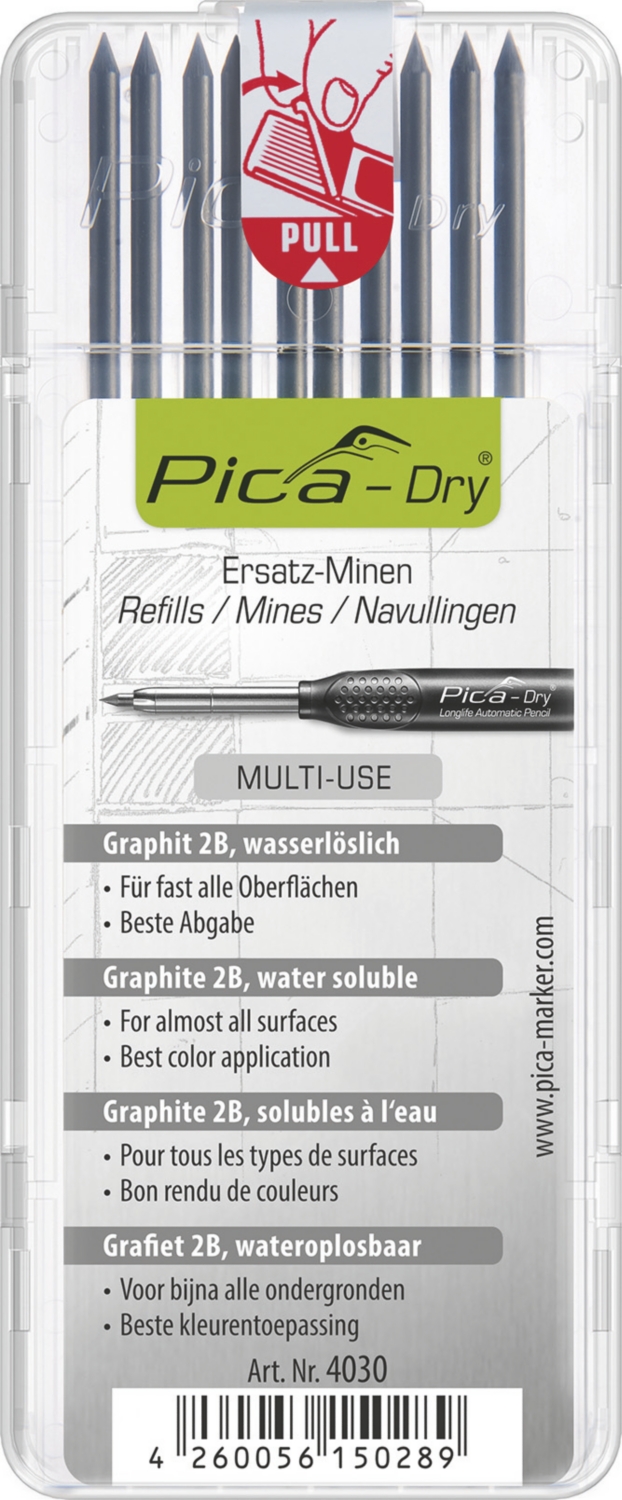 Mines de rechanges noir pour Pica Dry 3030 Pica Marker