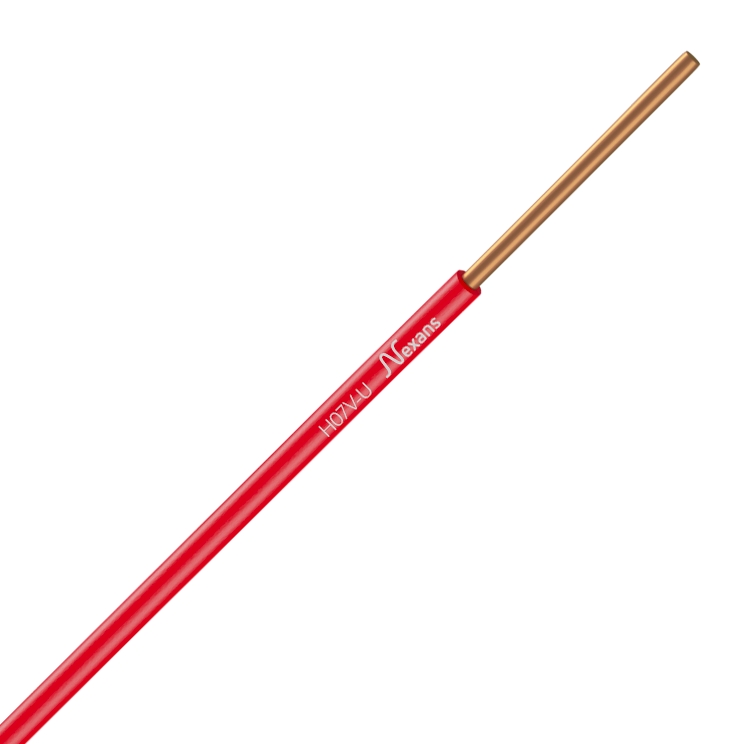 Fil H07V-U 1,5 mm² - 2,5 mm² couronne 100 m Nexans
