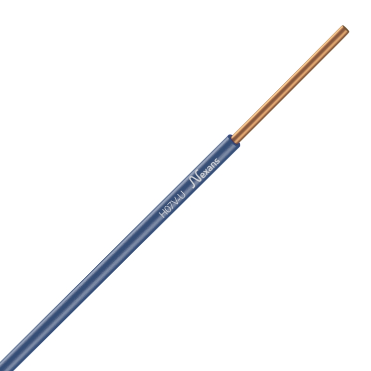 Fil H07V-U 1,5 mm² - 2,5 mm² couronne 100 m Nexans