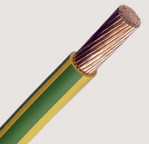 CABLE ELECTRIQUE HO7VU 1.5MM2 VERT/JAUNE COURONNE 100M