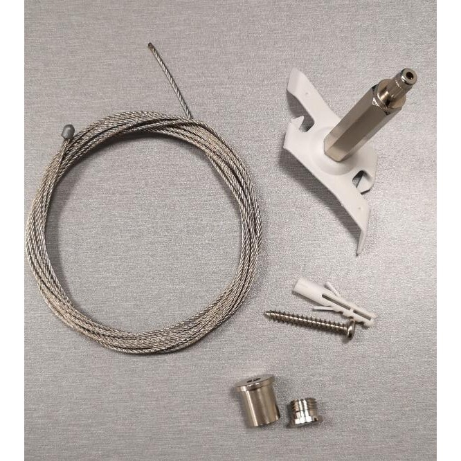 RAIL KIT DE SUSPENSION-1,5M-BLANC