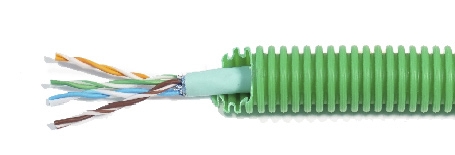 Gaine 20 préfilée RJ45 Grade 3 TV Cat 6 F/FTP 100m 200003 BATIR