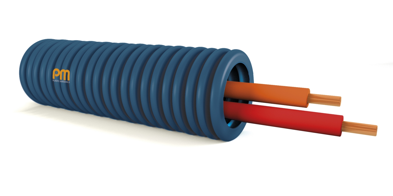 Gaine électrique pVC flexible résistant aux UV 28/23 320N 50m Elektroplast  - Vente en ligne de matériel électrique