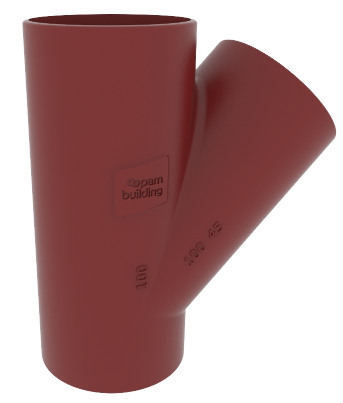 Embranchement à 45° fonte SMU Agilium PAM Saint-Gobain