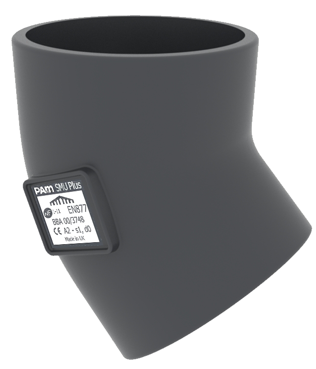  Coude à 45° fonte SMU + 