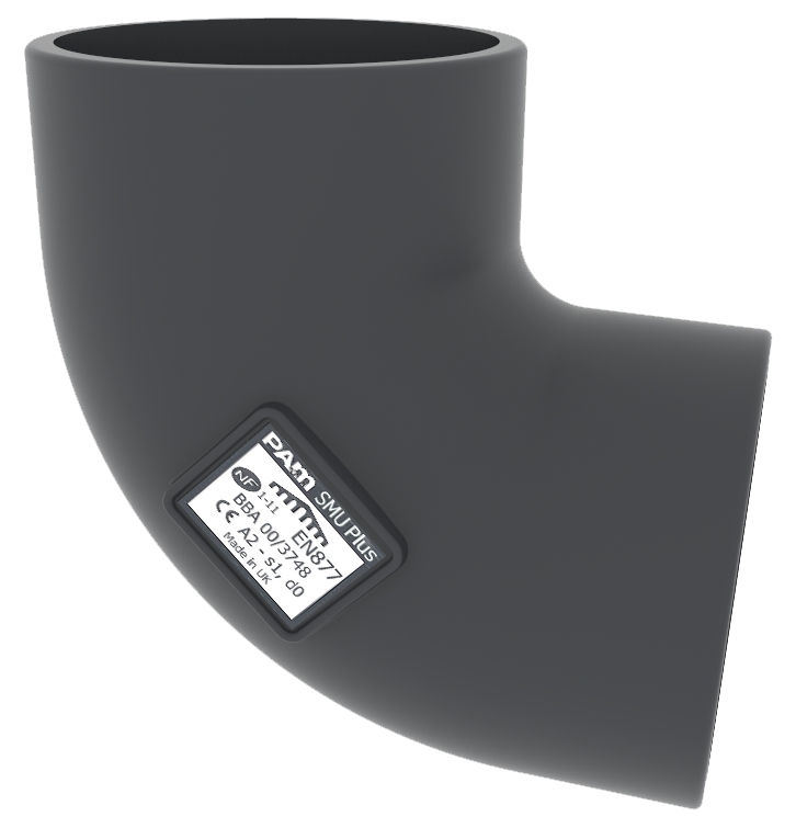 Coude à 68° fonte SMU +