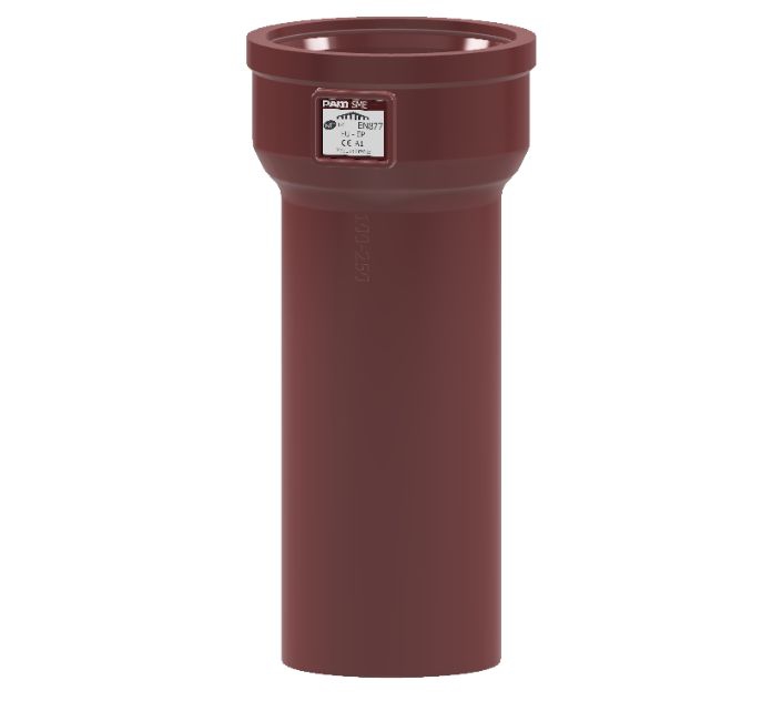 Raccord droit Fonte SME - L. 0,15 m