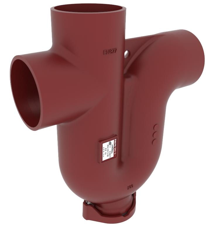 Siphon de parcours fonte SMU PAM Saint-Gobain