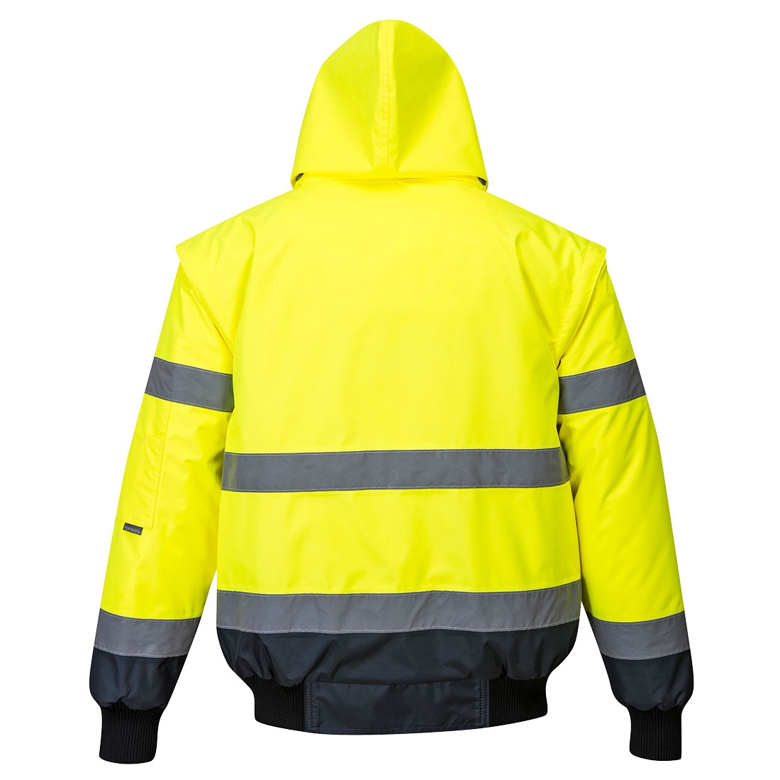 Blouson 3 en 1 froid extrême HV polyester PU mixte C465 jaune / marine Portwest