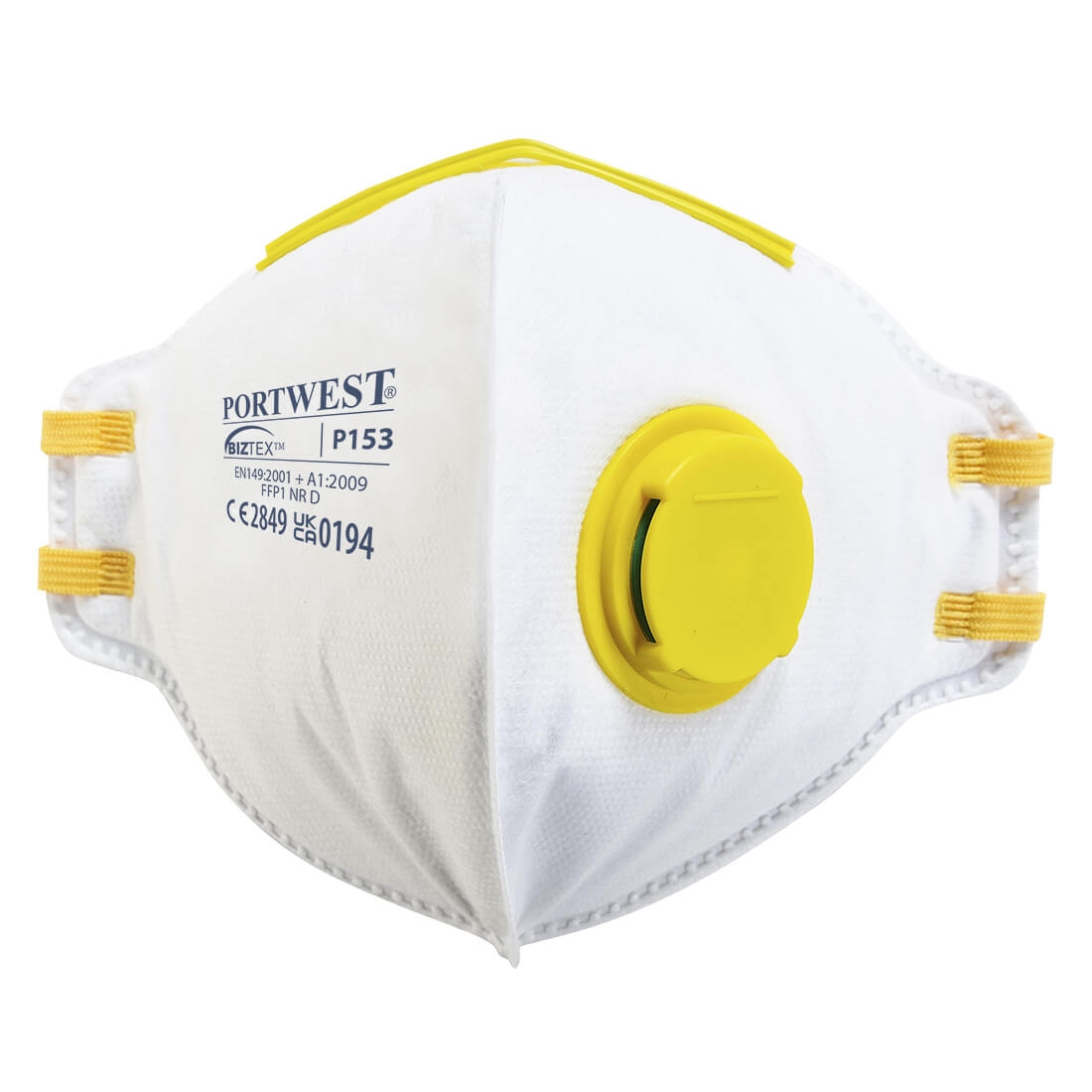Masque P153 pliable - FFP1 Dolomite - Avec soupape Portwest