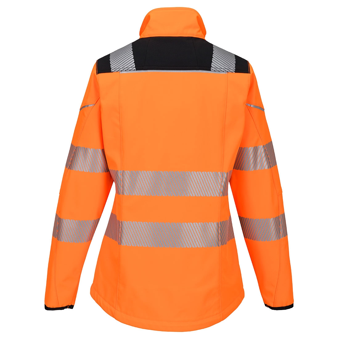 Softshell HV polyester élasthanne laminé femme PW381 orange / noir Portwest