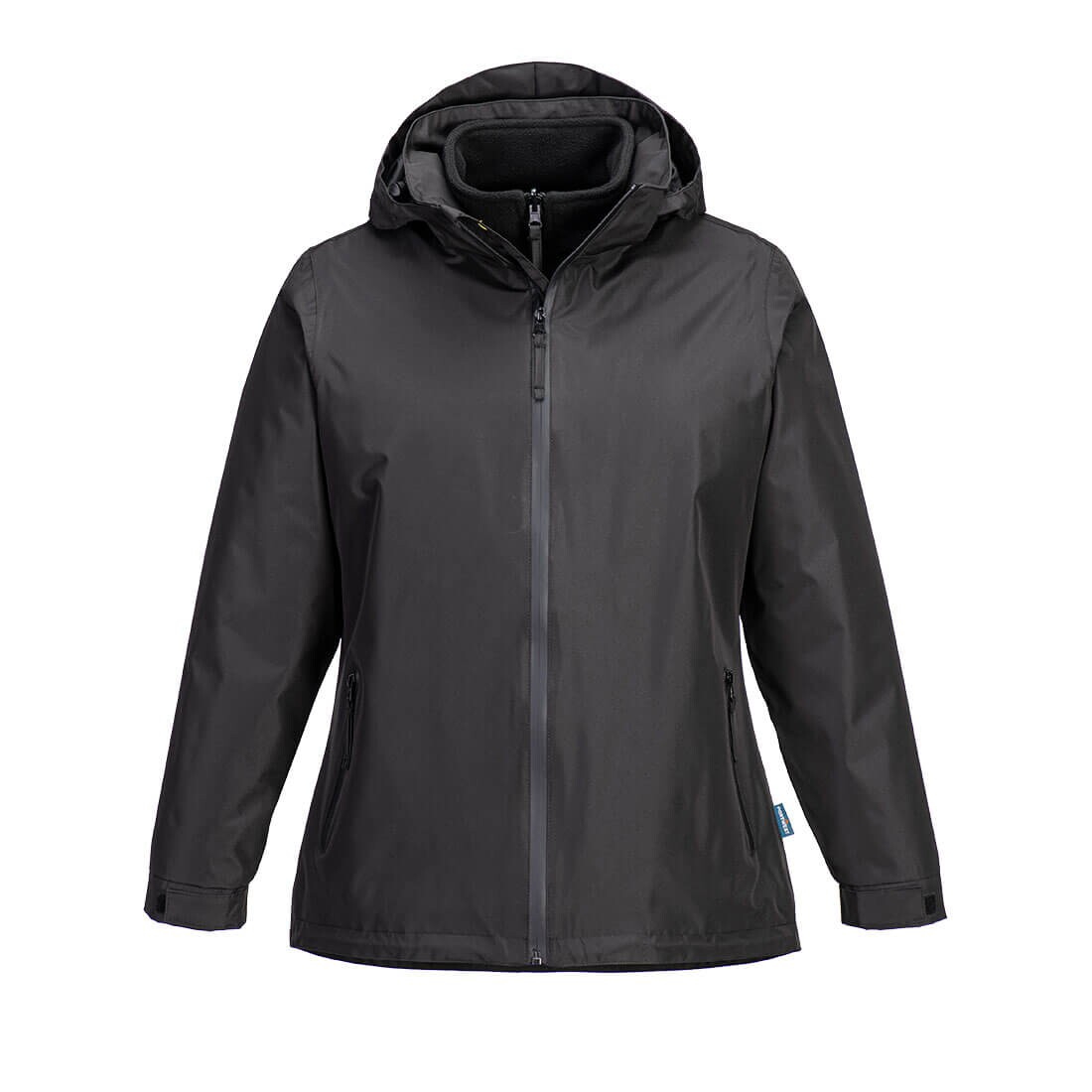 Veste de pluie 3 en 1 polyester enduit PVC femme S574 noir Portwest