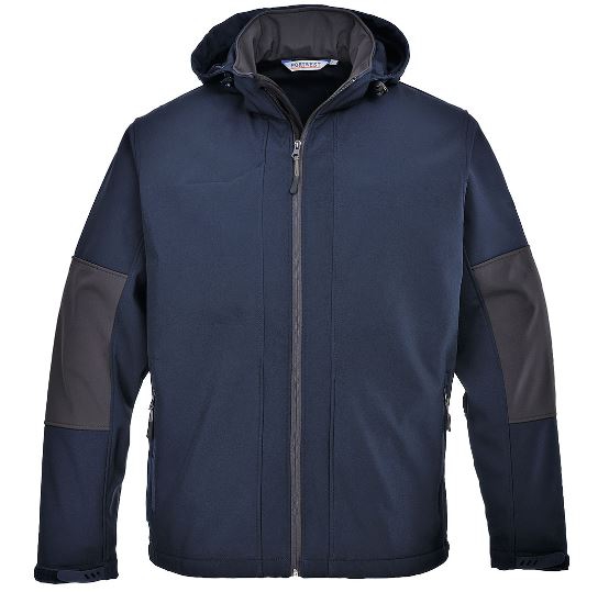 Softshell avec capuche TK53 - Marine Portwest