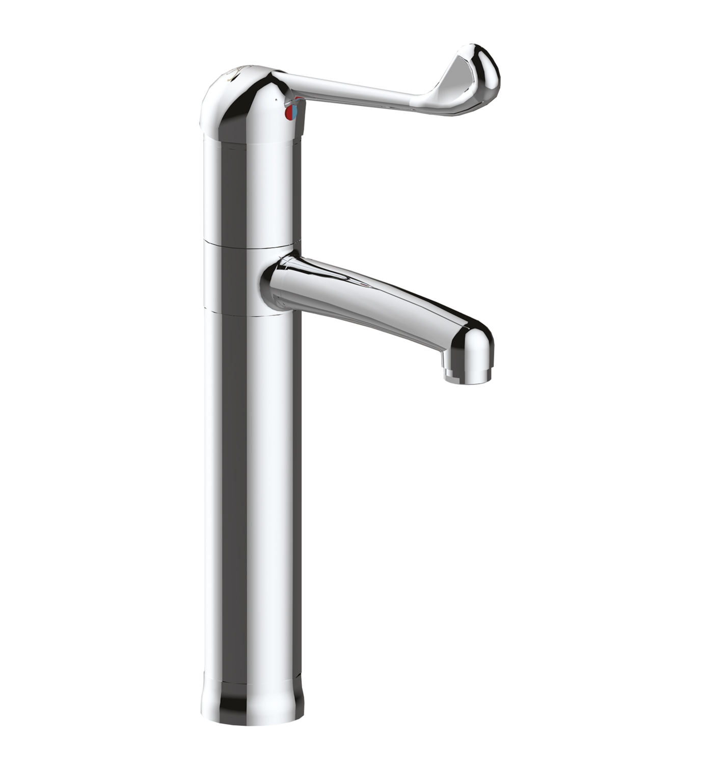 Mitigeur lavabo Modul'Mix commande coude - Bec haut Presto