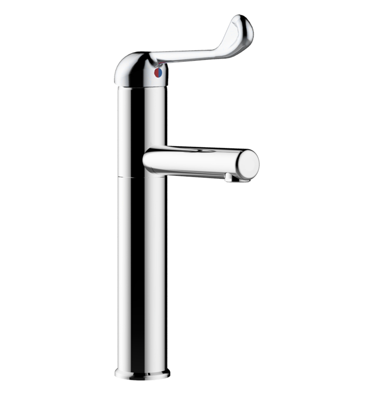 Mitigeur lavabo Modul'Mix commande coude - Bec haut Presto