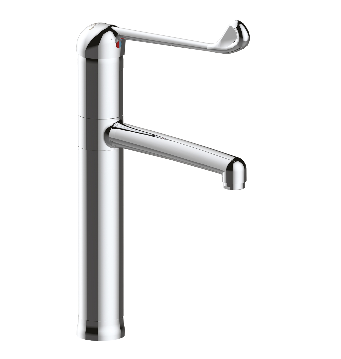 Mitigeur lavabo Modul'Mix commande au coude bec haut 200 mm Presto