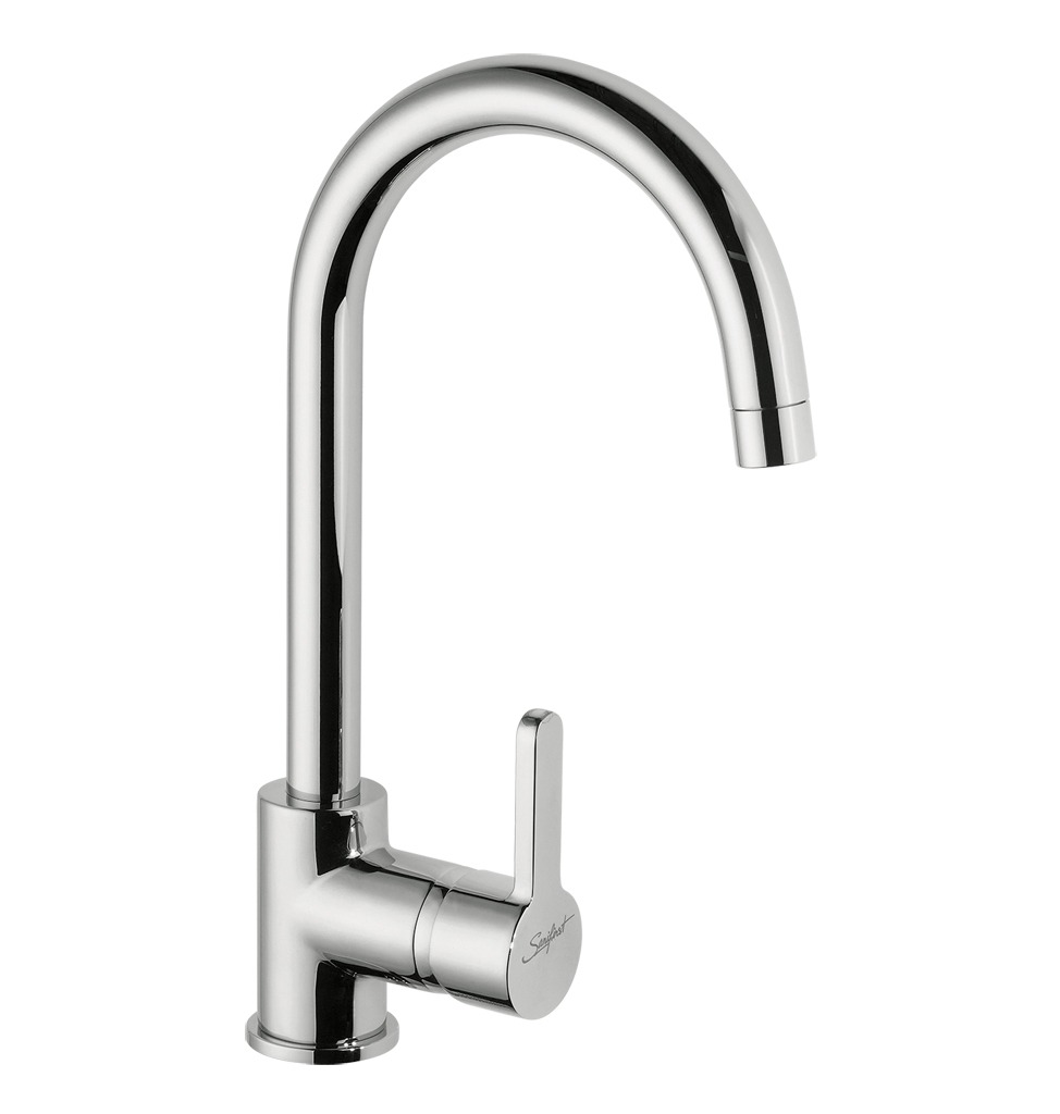  Mitigeur évier orientable bec haut 