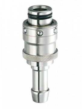 Fiche droite moule DN12 pour flexible - Laiton nickelé série CPI 12 Prevost