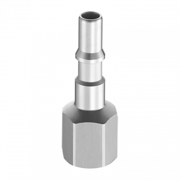 Embout ISO C DN8 taraudé BSPP - Acier traité anti-corrosion série CRP 08 Prevost
