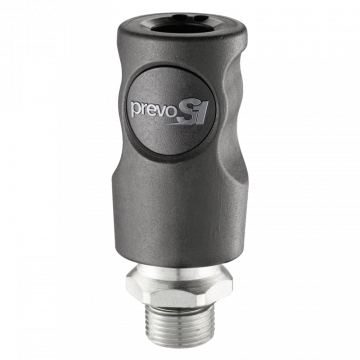 Coupleur ISO C DN8 fileté BSPP - Composite/acier traité anticorrosion série CSI 08 Prevost