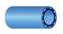 Tuyau Diflex revêtement PVC souple bleu Prevost