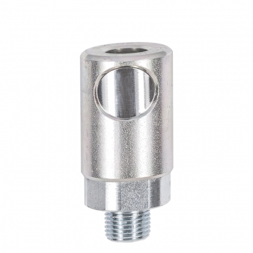 Coupleur métal ISO B DN6 fileté BSPP - Acier traité anti-corrosion série IRM 06 Prevost