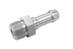 Jonction mâle - G1/2" BSPP - 1 gorge - Acier - Série JFT Prevost