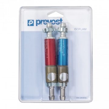 Blister 2 Isoflam DN6 pour tuyau avec 4 colliers - Acier traité série SIK Prevost