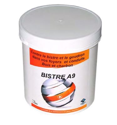 Ramonage chimique bistre A9 seau de 1 kg Progalva