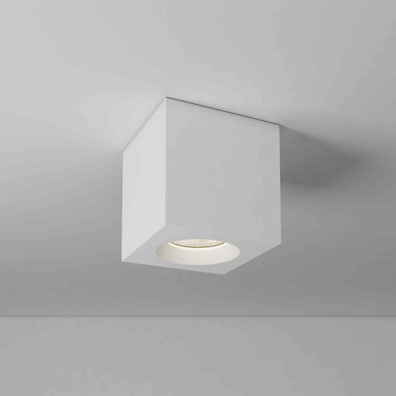 Klara Carre Gu10 Ip65 Blanc