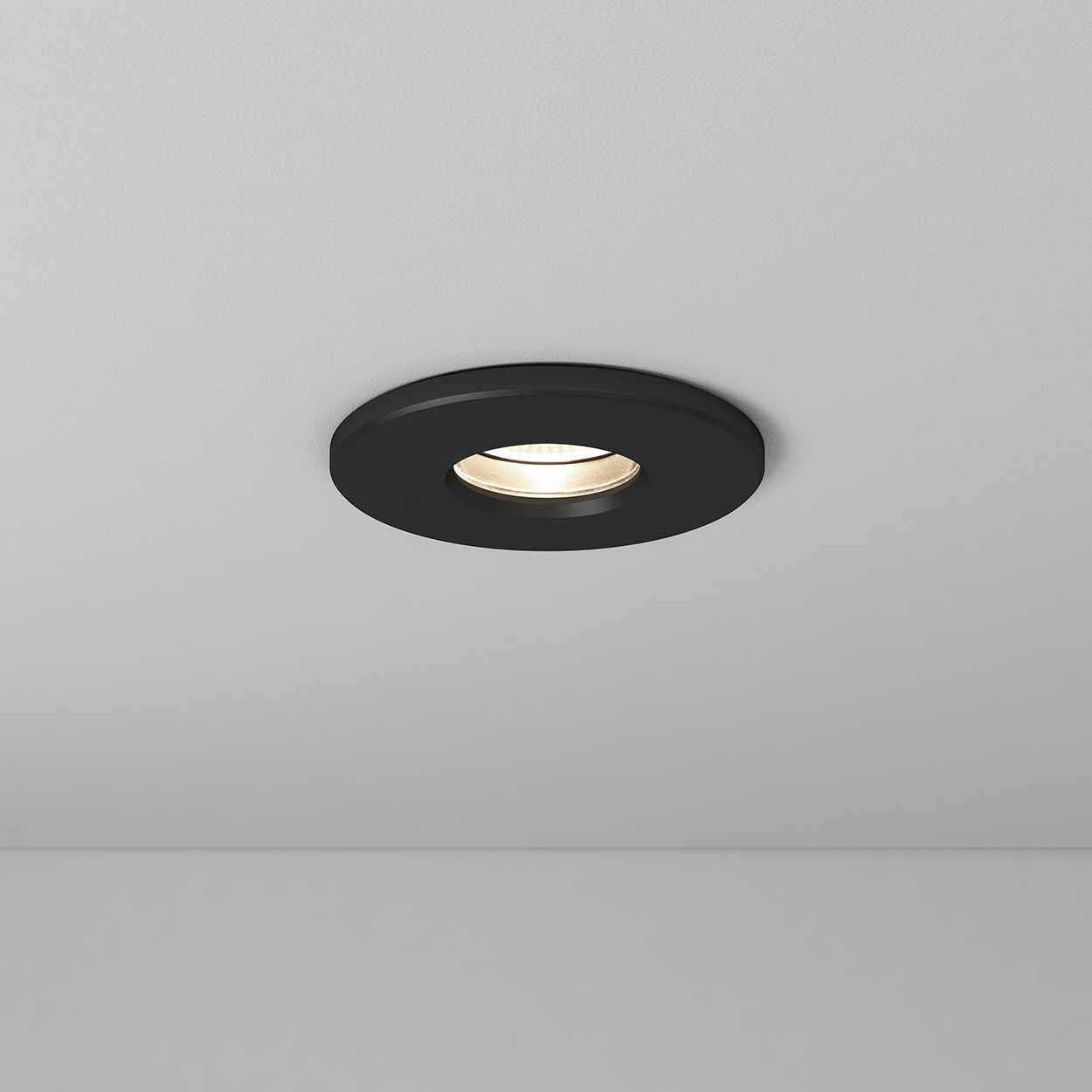 Drop Rond Gu10 Ip65 Noir