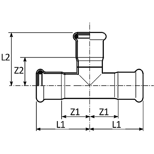 Courbe 90° fonte galva MF - Fig 1 Sferaco
