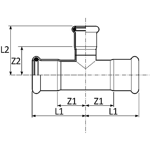 Coude 45° fonte galva MF - Fig 121 Sferaco