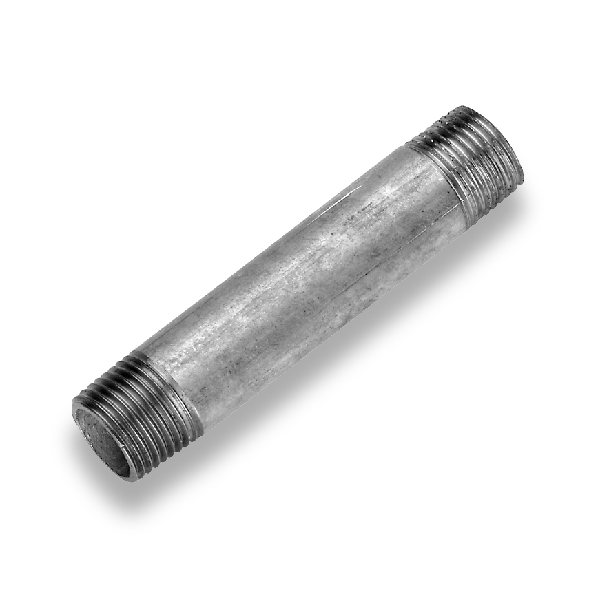  Mamelon acier galvanisé à visser L 150 mm 