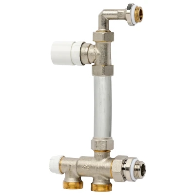 Robinet thermostatique monotube coudé 1/2 Rbm