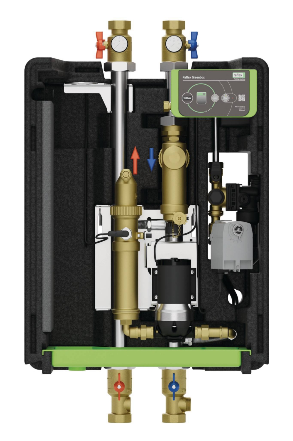 Station de filtration des eaux de chauffage Greenbox S2 Reflex Winkelmann