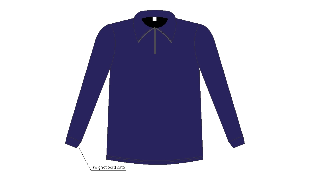 Chemise F1 mixte marine