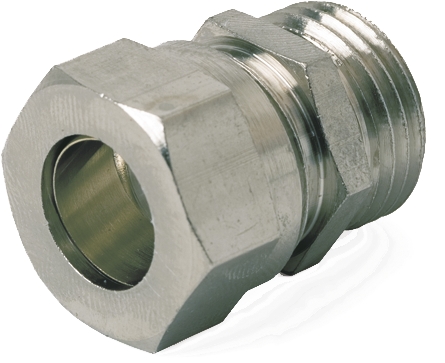 Raccord robinetterie laiton nickelé - Fig 96N Rehau