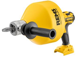 Déboucheur à spirale sur batterie mini-cobra S 22 V Rems