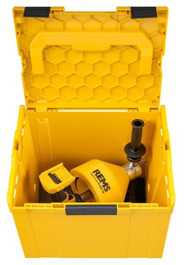 Déboucheur à spirale sur batterie mini-cobra S 22 V Rems