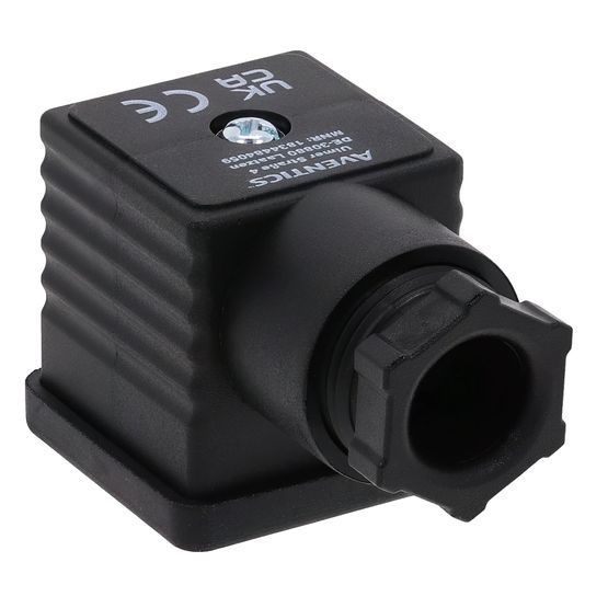 Connecteur électrique débrochable DIN43650A IP67 noir pour bobine T30 Bosch-Rexroth