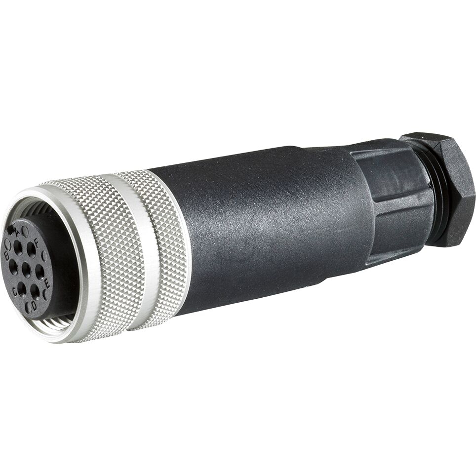 Connecteur électrique circulaire plastique 7 pôles EN 175301-804 Bosch-Rexroth