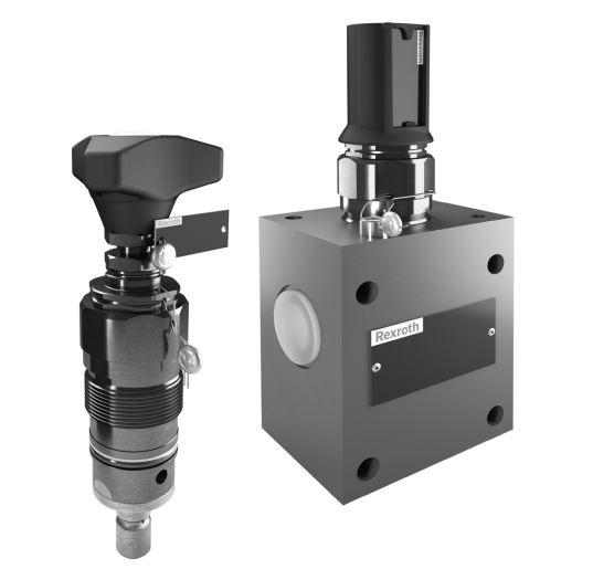 Limiteur de pression à commande directe commande par bouton verrouillable série DBD