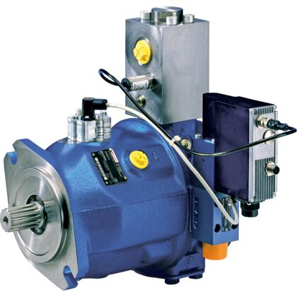 Système de réglage électrohydraulique avec pompe à pistons axiaux à cylindrée variable - Série SYDFEE Bosch-Rexroth