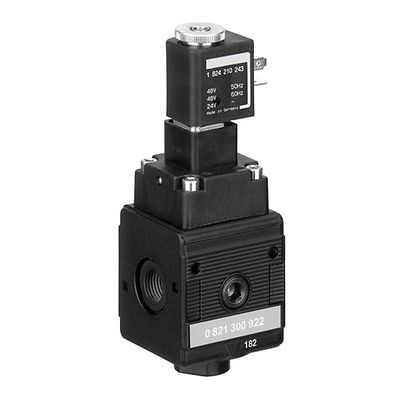 Distributeur 3/2 à clapet à commande électrique débit 1100 l/min à 6 bar série NL2-SOV